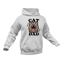 Load image into Gallery viewer, Cat Dad Cotton Hoodie, Best Gift Idea for Father&#39;s Day

