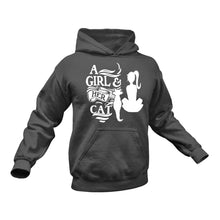 Load image into Gallery viewer, Cat Girl Hoodie - Ideal Gift Idea for a Birthday or Christmas
