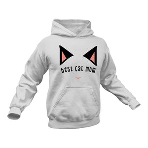 Cat Mom Cotton Hoodies, This Makes a Great Gift Idea