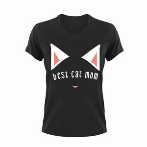 Best Cat Mom Novelty T-Shirtcat, cat mom, cute, Ladies, Mens, Unisex