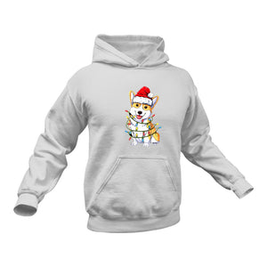 Christmas Corgi Hoodie - Best Birthday Gift or Christmas Present