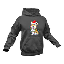 Load image into Gallery viewer, Christmas Corgi Hoodie - Best Birthday Gift or Christmas Present
