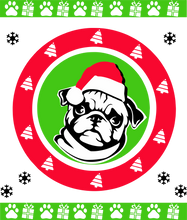 Load image into Gallery viewer, Christmas Pug Hoodie - Best Birthday Gift or Christmas Present
