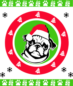 Christmas Pug Hoodie - Best Birthday Gift or Christmas Present