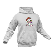Load image into Gallery viewer, Christmas Unicorn Hoodie - Birthday Gift or Christmas Present Idea
