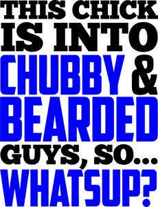 Beard, Beard Man, Beard Products, This Chick is Into Chubby & Bearded Hoodie - Best Birthday Gift or Christmas Present Idea