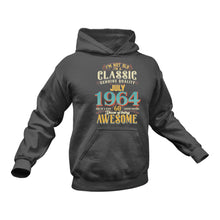 Load image into Gallery viewer, Classic Genuine July 1964 60 Years Old Birthday Gift Idea Unisex Hoodie
