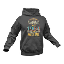 Load image into Gallery viewer, Classic Genuine May 1964 60 Years Old Birthday Gift Idea Unisex Hoodie
