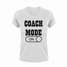 Load image into Gallery viewer, Coach Mode ON T-Shirtcoach, coaching, Ladies, Mens, Mode On, sport, Unisex
