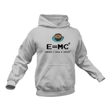 Load image into Gallery viewer, e=mc2, Gifts for Coffee Lovers, Hoodie - Birthday Gift or Christmas Present
