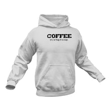 Load image into Gallery viewer, Coffee Hug in a cup Cotton Hoodie - Unique Coffee Drinker Gift Idea
