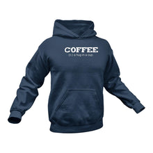 Load image into Gallery viewer, Coffee Hug in a cup Cotton Hoodie - Unique Coffee Drinker Gift Idea
