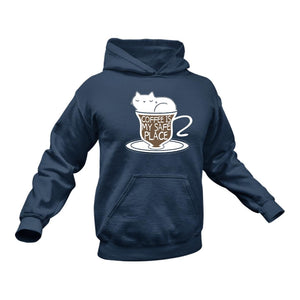 Coffee Cat Hoodie - Coffee Gift, Gifts for Coffee Lovers, Coffee Lover