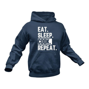 Eat Sleep Cook Repeat Hoodie - Chef Gift Idea