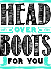 Load image into Gallery viewer, Head over Boots for You Hoodie
