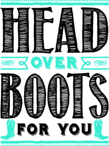 Head over Boots for You Hoodie