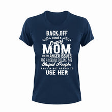 Load image into Gallery viewer, Crazy Mom Unisex Navy T-Shirt Gift Idea 130
