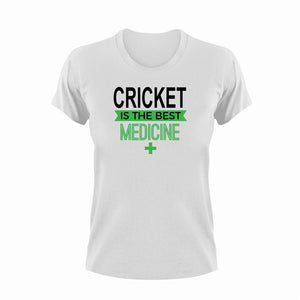 Cricket is the best medicine T-Shirtcricket, Ladies, medicine, Mens, sport, the best medicine, Unisex