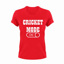 Load image into Gallery viewer, Cricket Mode ON T-Shirtcricket, Ladies, Mens, Mode On, sport, Unisex
