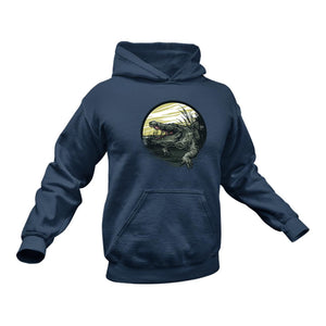 Crocodile Cotton Hoodie - Unique Gift Idea