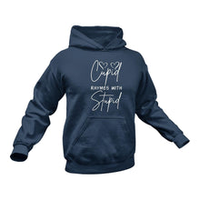 Load image into Gallery viewer, Cupid Rhymes with Stupid - Unique Cotton Hoodie - Best Idea for a Gift
