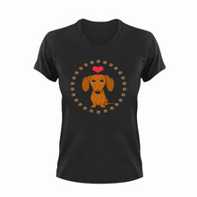 Load image into Gallery viewer, Dachshund Love T-shirt
