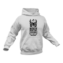 Load image into Gallery viewer, Dad The Man The Myth The Bow Hunting Legend Hoodie
