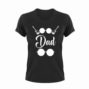 Dad with glasses and guitars T-Shirt