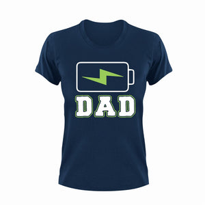 Charging Dad Battery T-Shirt