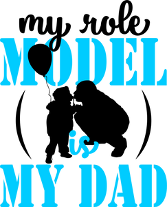 Dad Role Model Hoodie - Best Birthday Gift Idea or Christmas Present