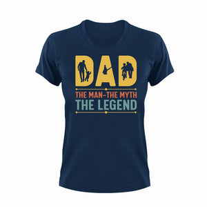 Dad 2 Unisex Navy T-Shirt Gift Idea 137