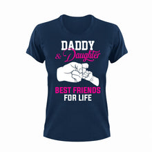 Load image into Gallery viewer, Daddy And Daughter Unisex Navy T-Shirt Gift Idea 137
