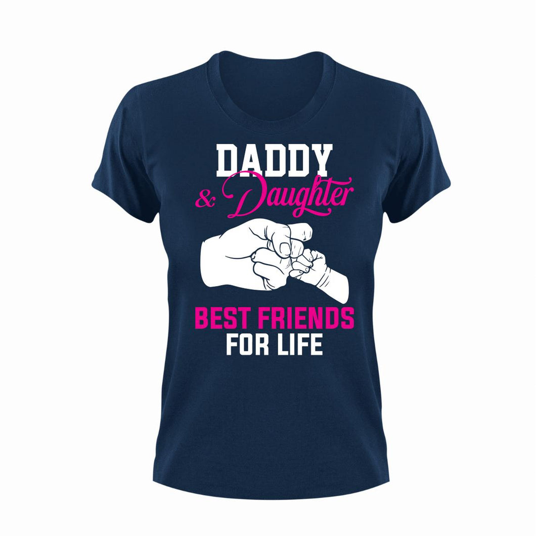 Daddy And Daughter Unisex Navy T-Shirt Gift Idea 137