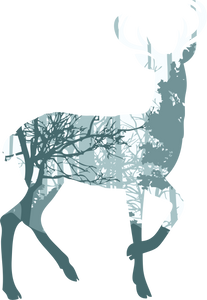 Deer - Unique Cotton Hoodie - Best Idea for a Gift