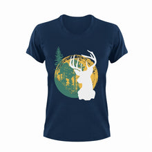 Load image into Gallery viewer, Deer Woods Hunting T-Shirtdeer, hunt, hunter, hunting, Ladies, Mens, Unisex, woods
