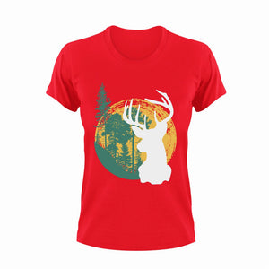 Deer Woods Hunting T-Shirtdeer, hunt, hunter, hunting, Ladies, Mens, Unisex, woods