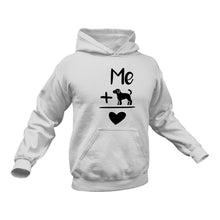 Load image into Gallery viewer, Me + Dog = Love Hoodie - Birthday Gift Idea or Christmas Present
