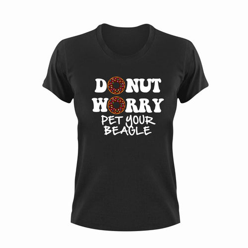 Donut Worry Pet Your Beagle Gift Idea for Funny Dog T-Shirtbeagle, dog, dog dad, dog mom, dogs, donuts, funny, Ladies, Mens, pets, Unisex