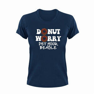 Donut Worry Pet Your Beagle Gift Idea for Funny Dog T-Shirtbeagle, dog, dog dad, dog mom, dogs, donuts, funny, Ladies, Mens, pets, Unisex