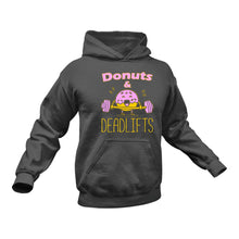 Load image into Gallery viewer, Donuts and Deadlifts - Unique Hoodie
