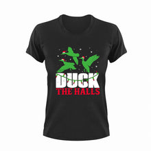 Load image into Gallery viewer, Duck the halls T-Shirtchristmas, duck, hunting, Ladies, Mens, Unisex
