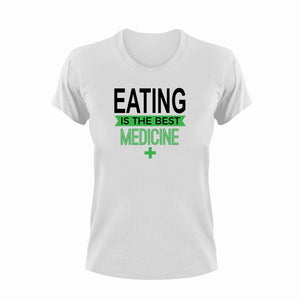 Eating is the best medicine T-Shirteat, eating, fast food, food, Ladies, meat, medicine, Mens, the best medicine, Unisex