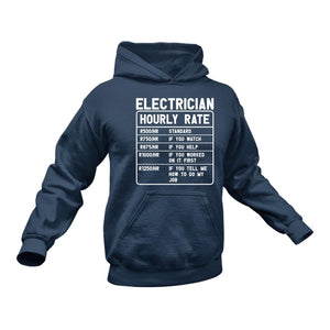 Electrician Funny Hoodie - Makes a Great Gift idea for a Friend's Birthday or Christmas