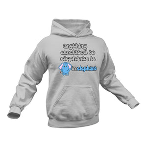 Elephant Themed Hoodie - This Could Make a Great Gift Idea