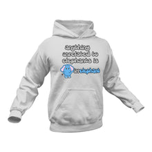 Load image into Gallery viewer, Elephant Themed Hoodie - This Could Make a Great Gift Idea
