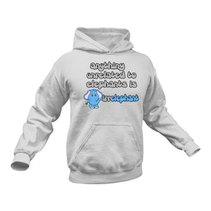 Elephant Themed Hoodie - This Could Make a Great Gift Idea
