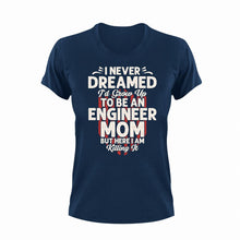 Load image into Gallery viewer, Engineer Mom Unisex Navy T-Shirt Gift Idea 139
