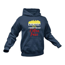 Load image into Gallery viewer, Exercise or Extra Fries Hoodie
