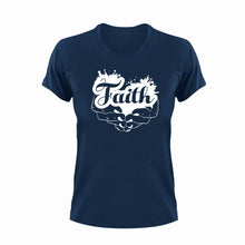 Load image into Gallery viewer, Faith Unisex Navy T-Shirt Gift Idea 123
