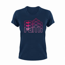 Load image into Gallery viewer, Faith 2 Unisex Navy T-Shirt Gift Idea 123
